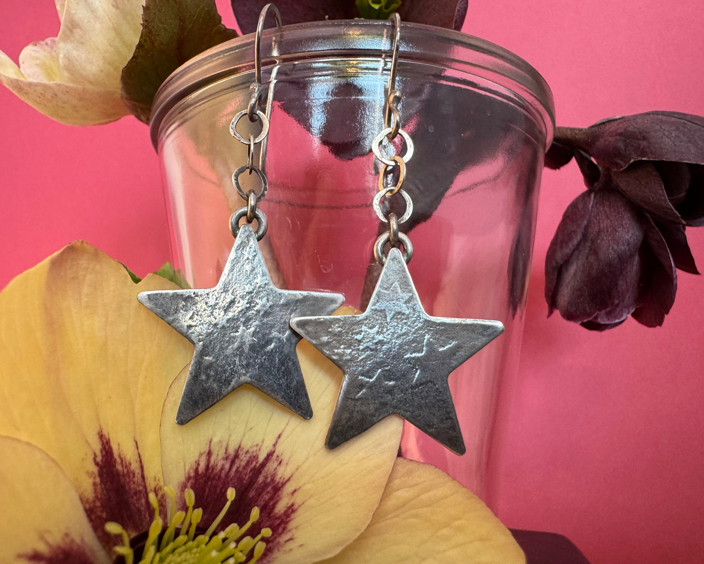 Lucky Star Sterling Silver Earrings