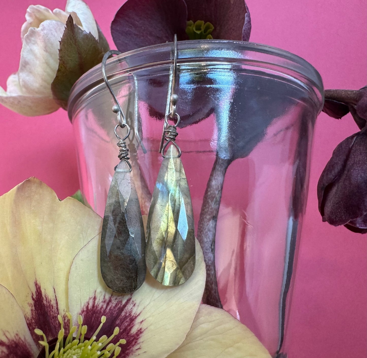 Labradorite Drop Earrings