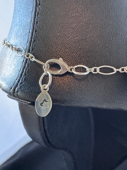 Sterling Silver Maryland Pride Necklace