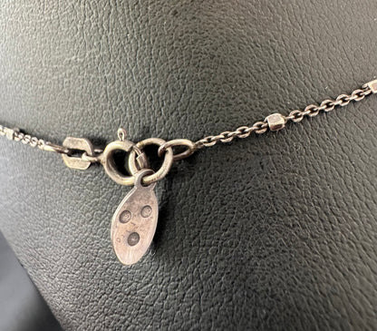 Sterling Silver Lotus Shaped Carnelian Necklace