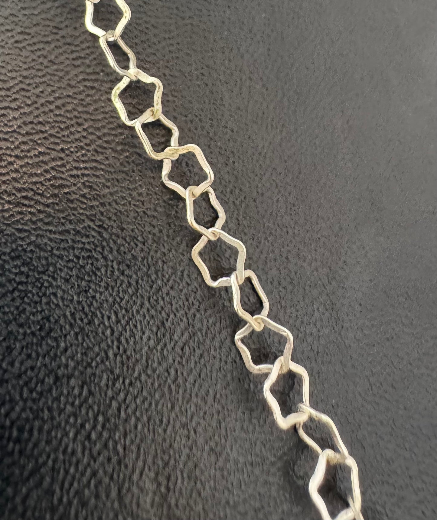 Labradorite & Sterling Silver Star Pendant on Star Chain Necklace