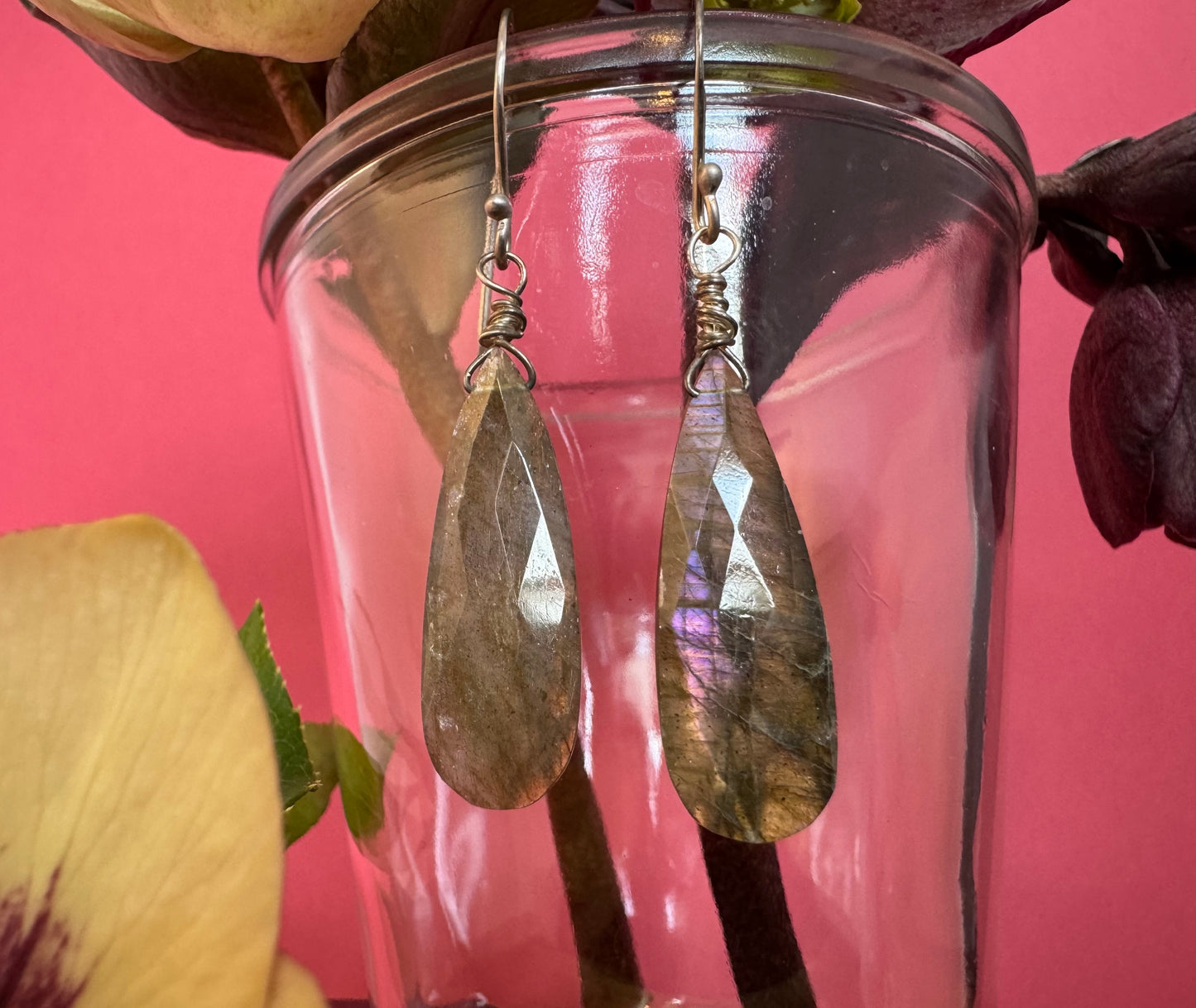 Labradorite Drop Earrings
