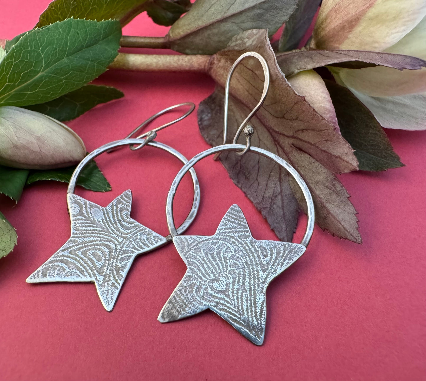 Sterling Silver Star Earrings