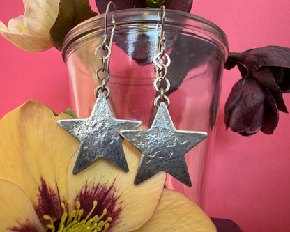 Lucky Star Sterling Silver Earrings