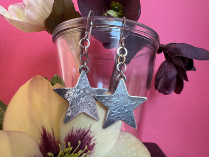 Lucky Star Sterling Silver Earrings