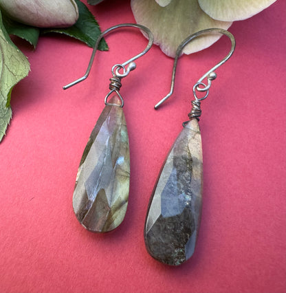 Labradorite Drop Earrings