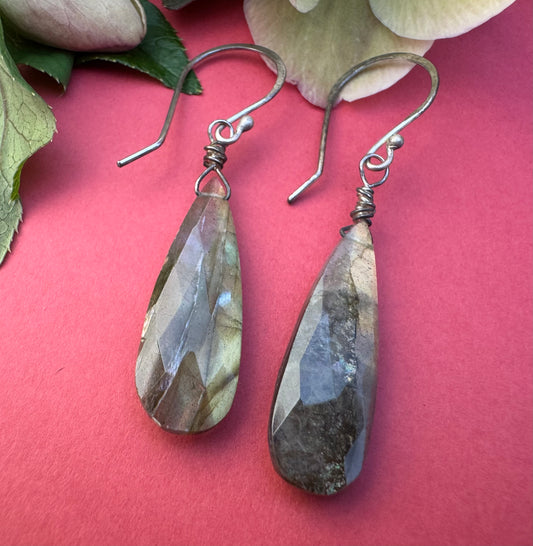 Labradorite Drop Earrings
