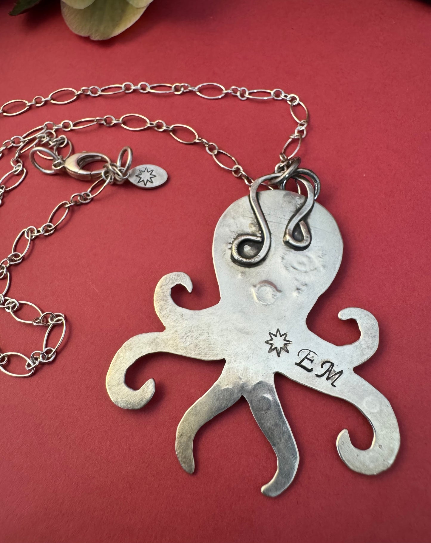 Sterling Silver Octopus Necklace