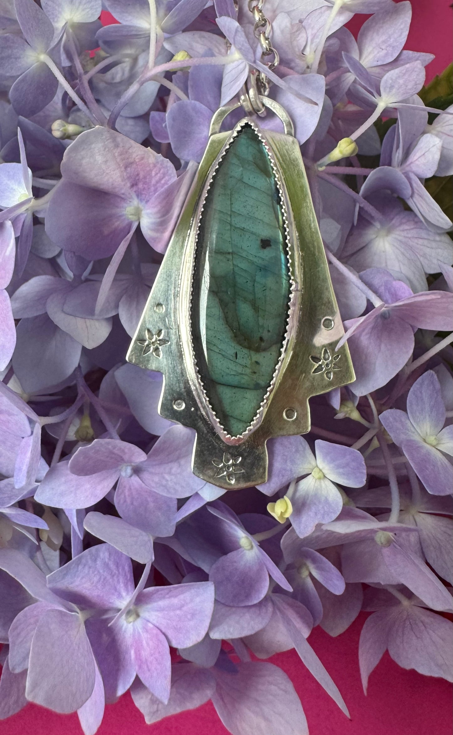Labradorite & Sterling Silver Necklace