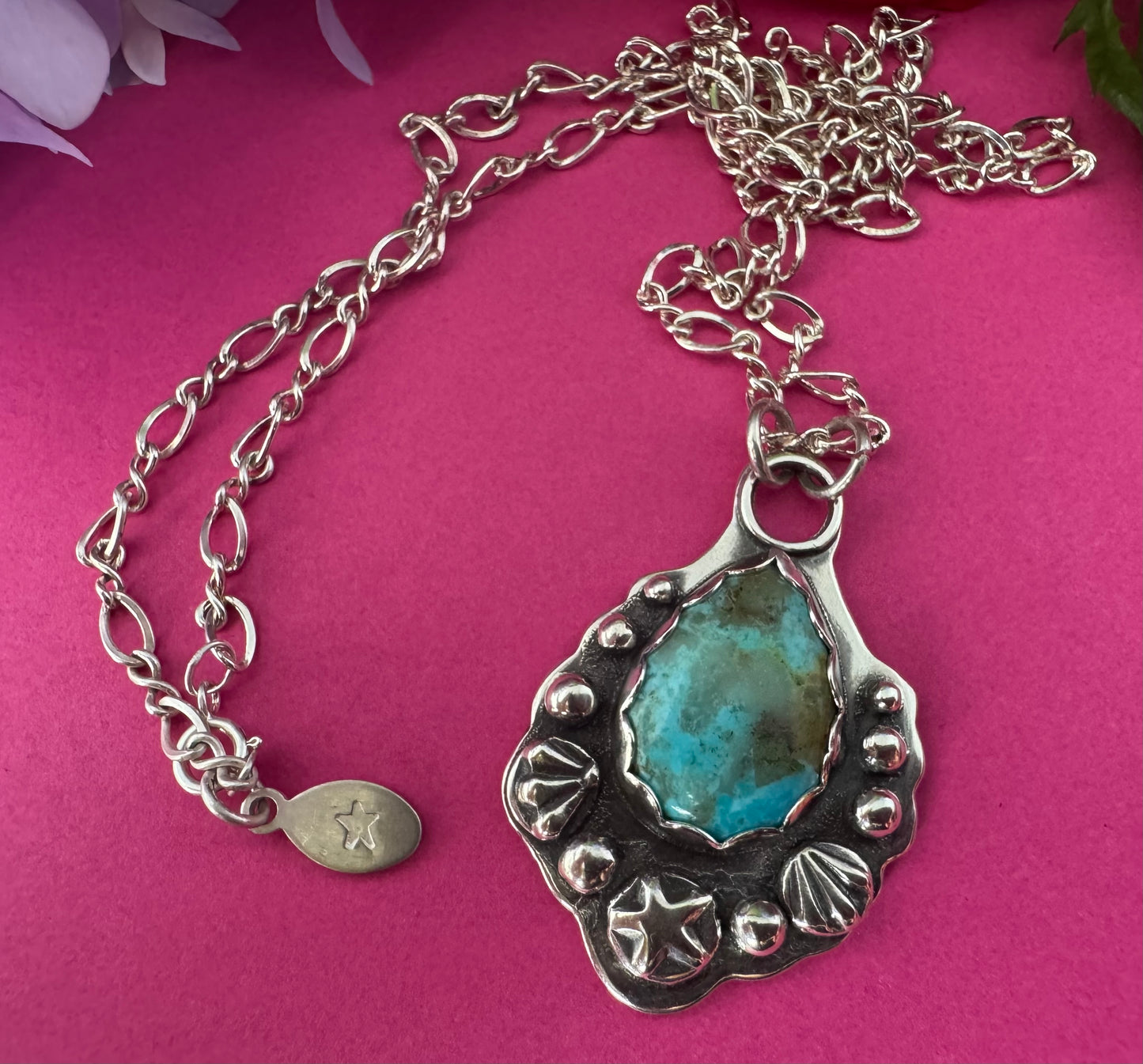 Kingman Turquoise & Sterling Silver Necklace
