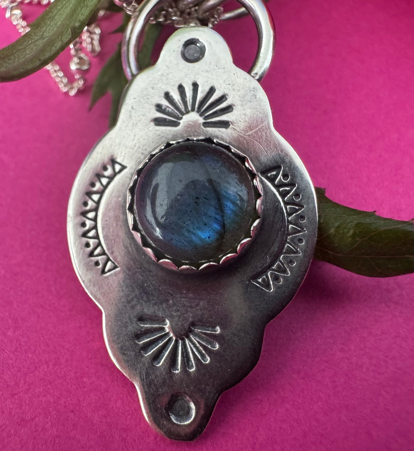 Labradorite & Sterling Silver Necklace