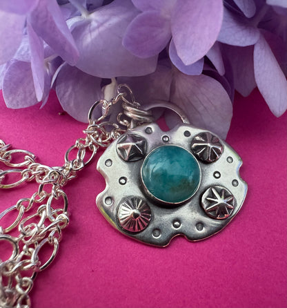 Amazonite & Sterling Silver Necklace