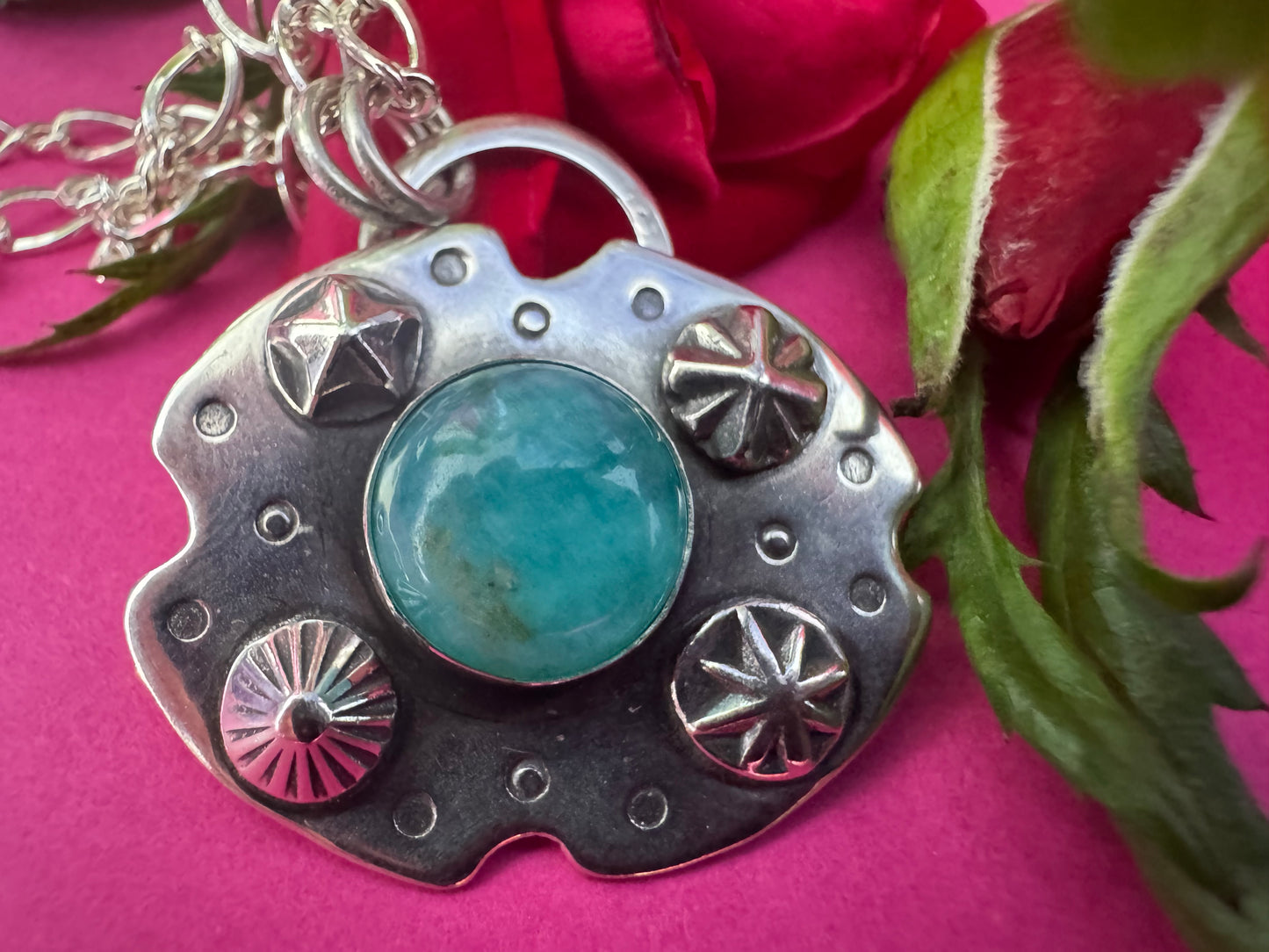 Amazonite & Sterling Silver Necklace