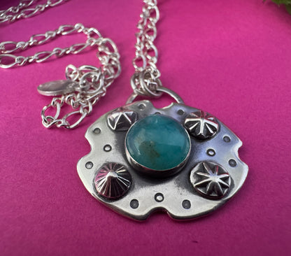 Amazonite & Sterling Silver Necklace